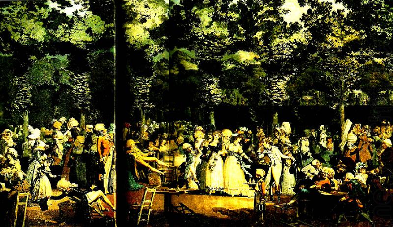 palais royal hertigens av orleans tradgard i centrala paris china oil painting image